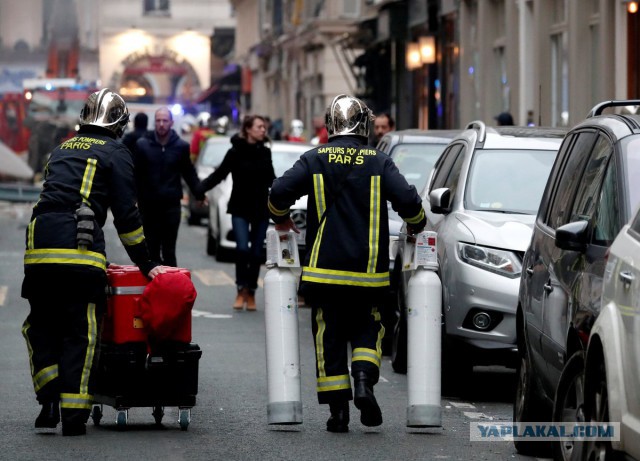 Взрыв произошел в центре Парижа