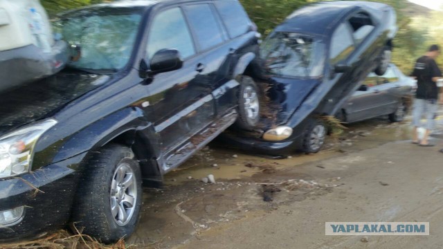 Сель в селе Дачном под Судаком