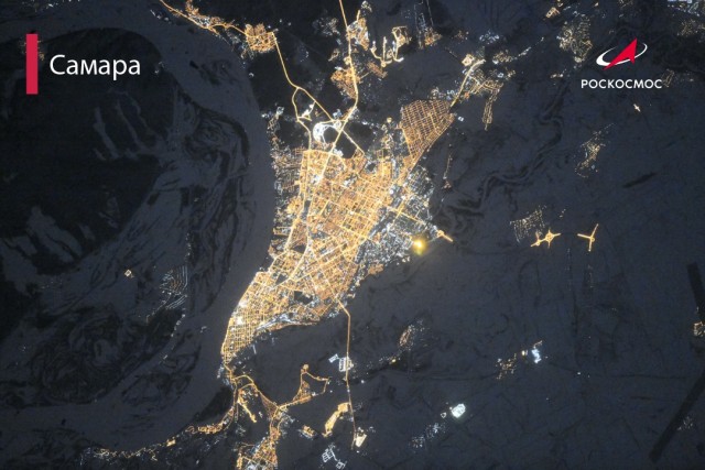 Роскосмос показал, как выглядят российские города с околоземной орбиты