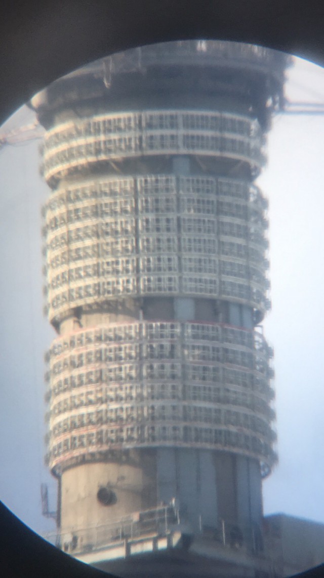 Останкинская башня в любительский телескоп