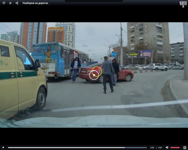 Разборки на дорогах Новосибирска