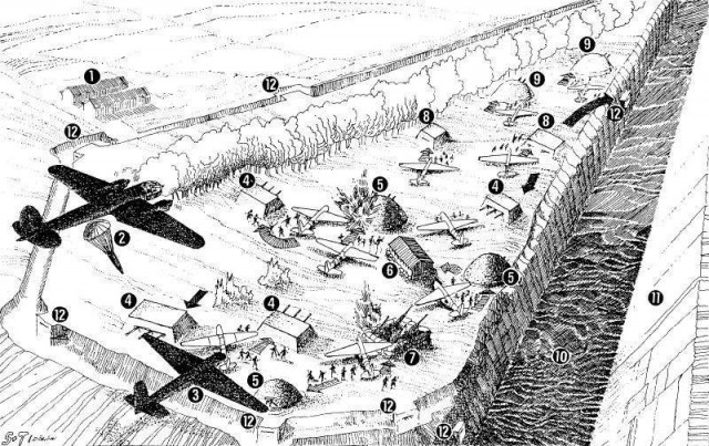 Захват немецкими парашютистами форта Эбен-Эмаэль  10 мая 1940 года