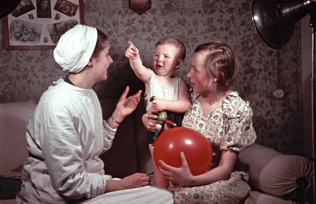 1950-е в цветных фотографиях