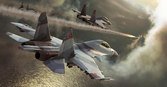 Российские истребители перехватили турецкие ВВС в небе Сирии
