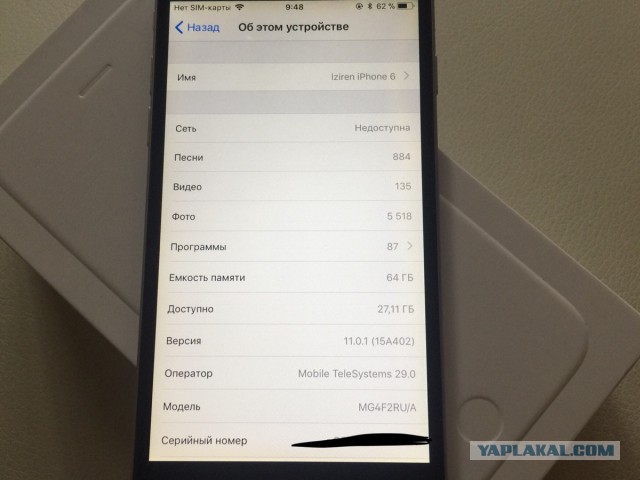 Кому iPhone 6 64 gb?