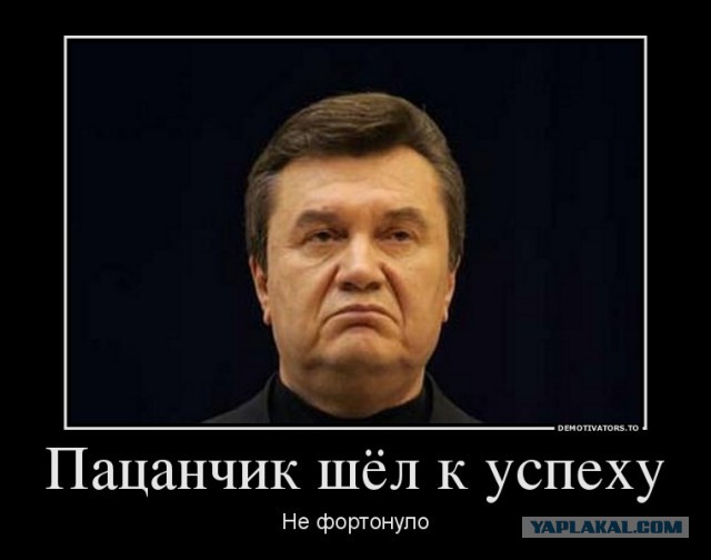 Из Украины вылетело восемь Януковичей