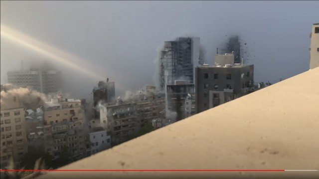 Взрыв в Бейруте в HD качестве