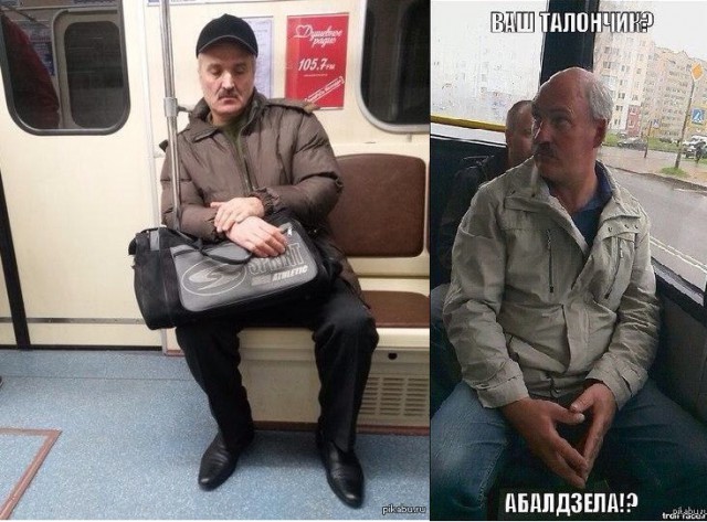 Путин в питерском метро