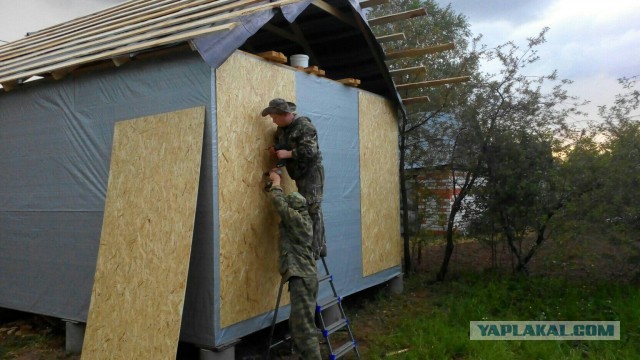 Каркасный садовый домик