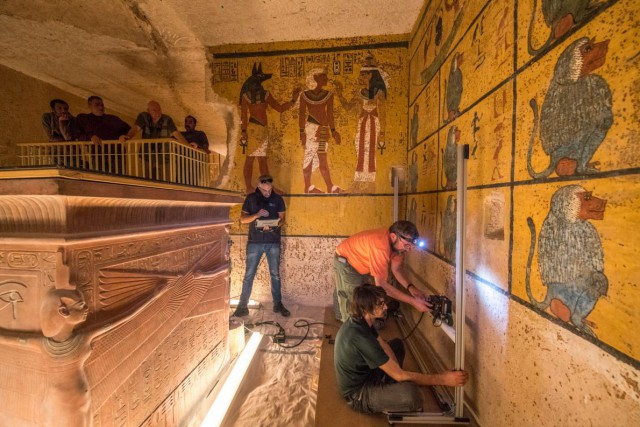 Гробница Тутанхамона: новый этап сканирования