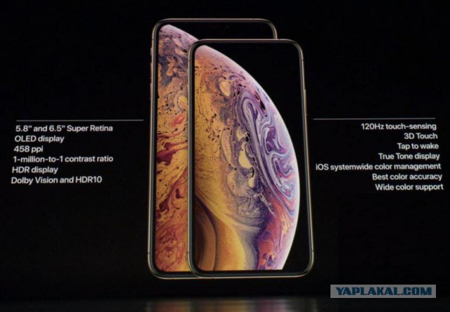 Apple представила три новейших модели iPhone