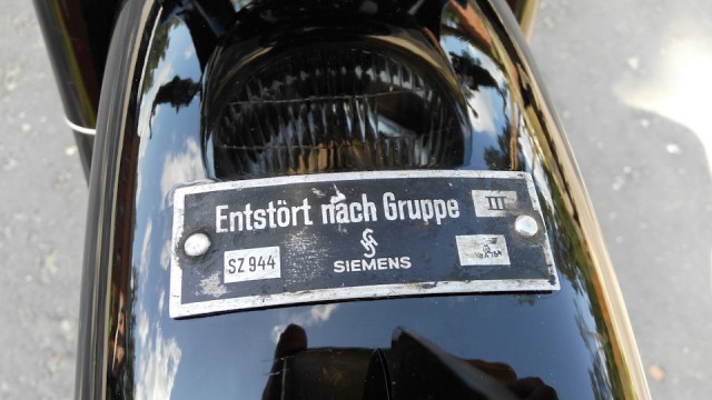 Завершил реставрацию BMW R35 1941 г.в.