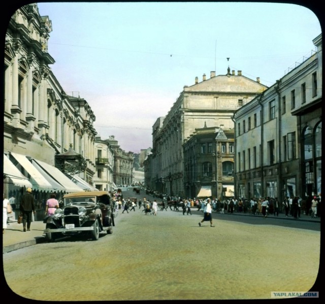 Москва 1931-ого года в цвете.