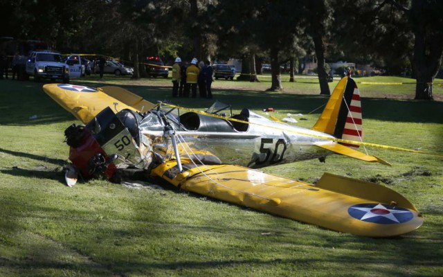 Харрисон Форд серьезно пострадал в авиакатастрофе