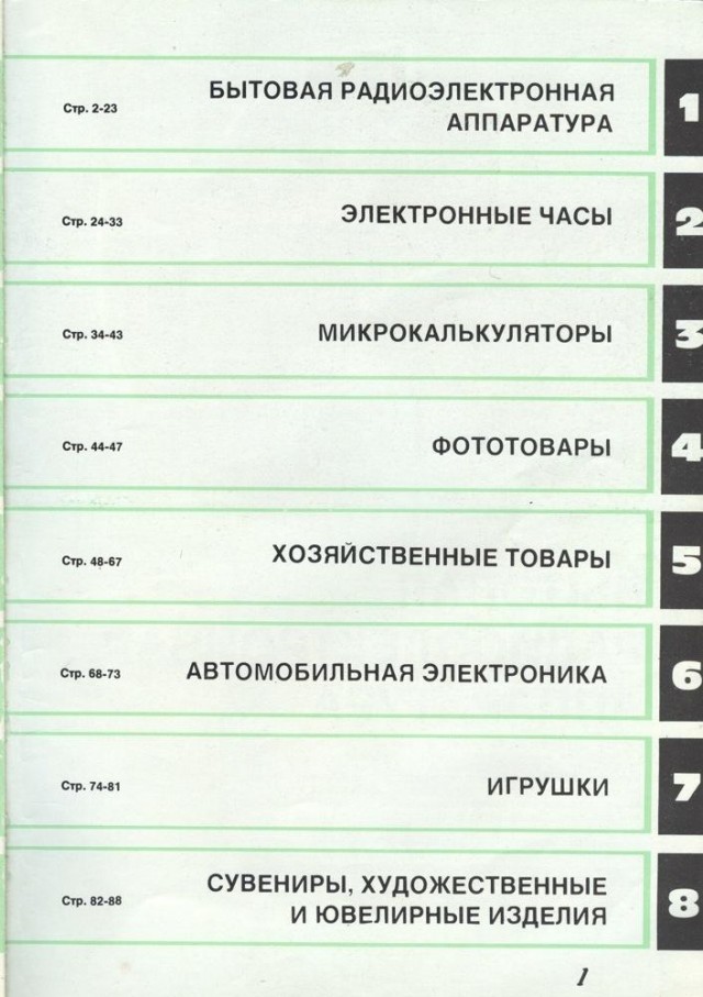 Каталог товаров народного потребления 1981г.