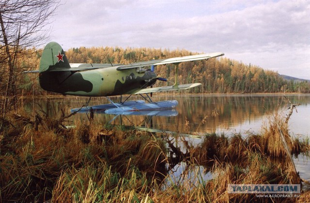 АН-2В-на поплавках по северным далям