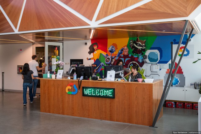 Самый крутой офис "Гугл": не работа, а курорт