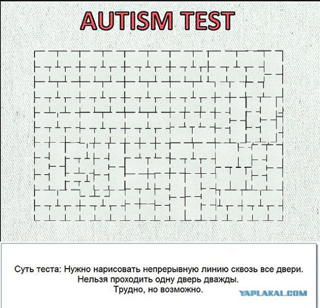 Autism facial expression recognition test