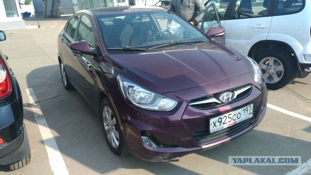 Hyundai Solaris 1.6 at 2012