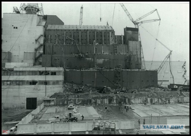 Техника Чернобыля во время ликвидации
