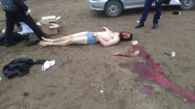 Момент расстрела полицейских в Астрахани попал на видео