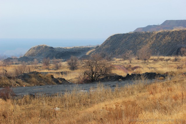 Терриконы - рукотворные горы Донбасса