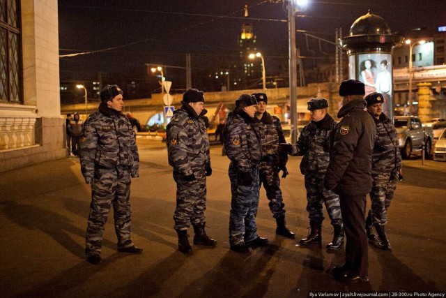 Ночной рейд московского ОМОНа