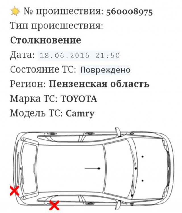 Не бит, не крашен, в кашу об шаланду расквашен! Очень странная Camry попала в ДТП. Полный швах по кузову и документам!