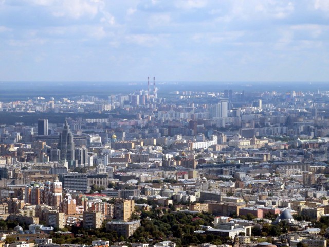 Москва с высоты 365 метров