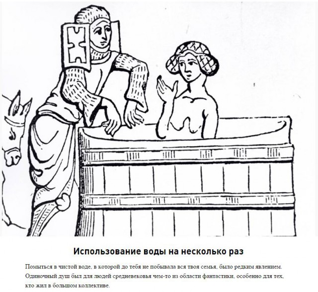 Гигиенические привычки из Средневековья
