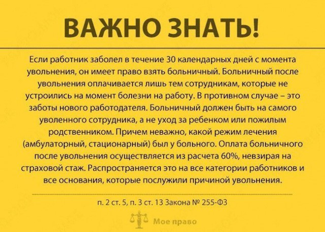 Ваши права во время больничных, отпуска и не только. Важно знать!