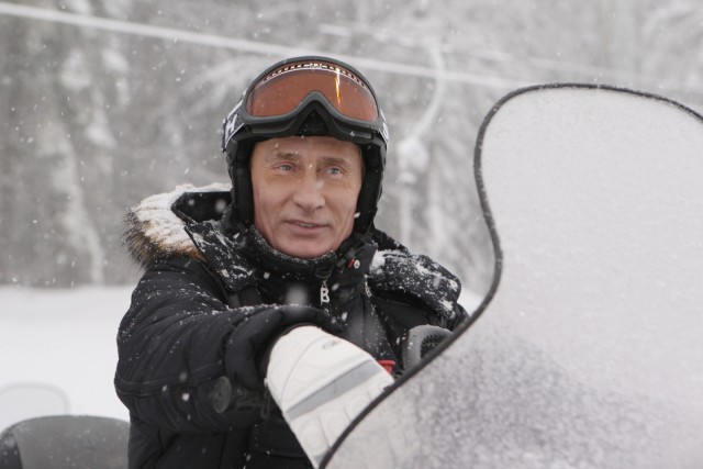 Путин провёл ночь в тайге