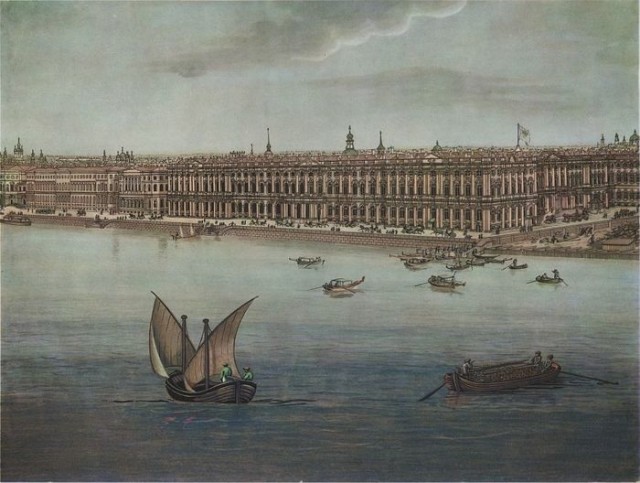 Анжело Тозелли. Панорама Петербурга 1820 года