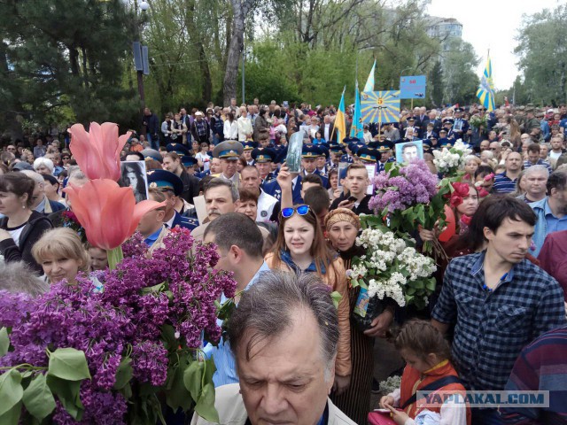 "Бессмертный полк" шагает по Одессе.