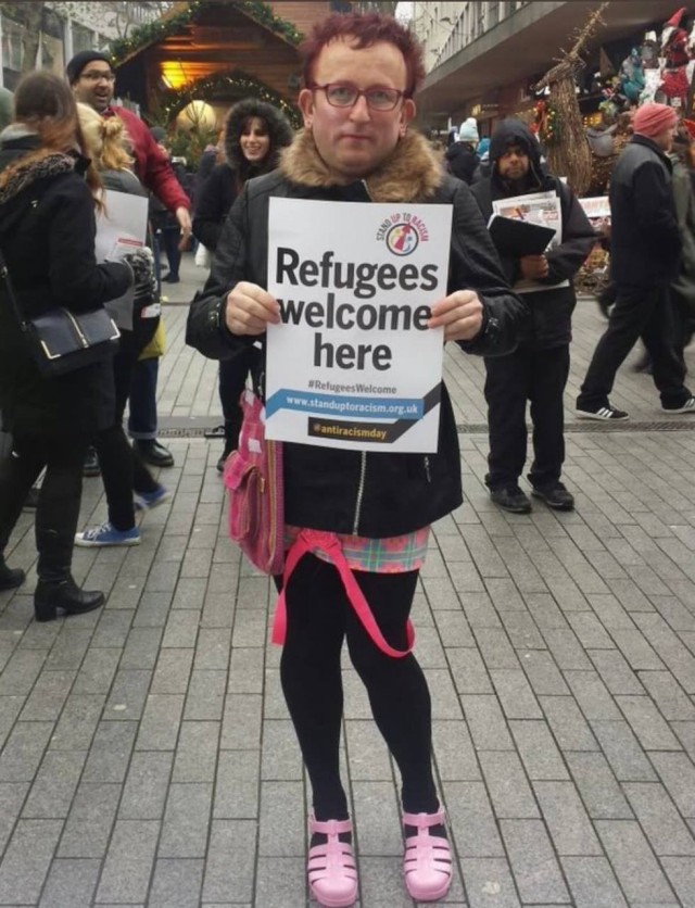 Этот британский гражданин рад видеть беженцев в Великобритании