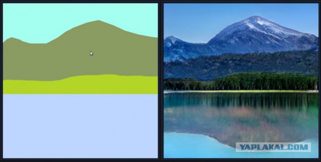 Nvidia представила нейросеть, которая может создавать реалистичные пейзажи на основе набросков