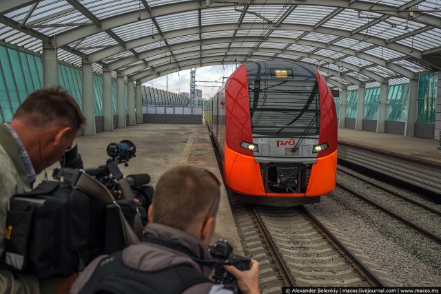 В Москве запускают городскую электричку (фотоотчет)