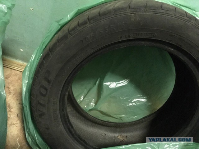 Кому резину 205/55/R16 Dunlop(2шт) Goodyear(2шт)