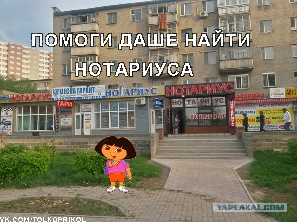 Помоги даше найти нотариуса