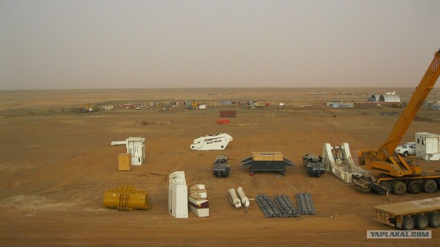 Первый экскаватор RH 340 в Мавритании