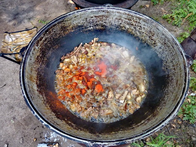 Блюда для казана, на природе и свежем воздухе