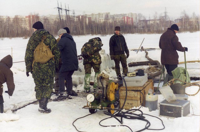 Раскопки огнеметного танка ОТ-34/76