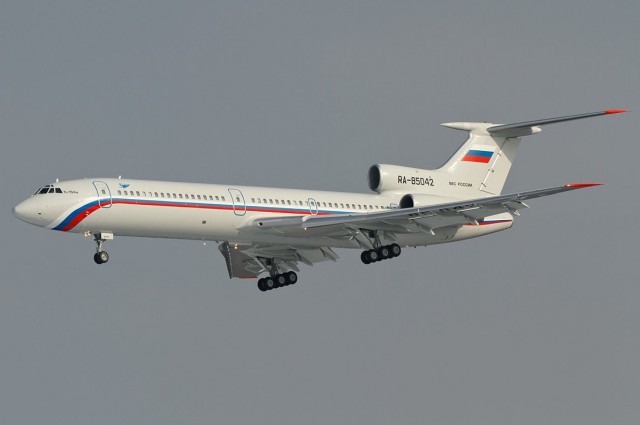 Самолёт Минобороны Ту-154 потерпел крушение в Чёрном море