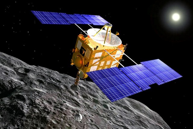Космо-зонд "Хаябуса" взял пробы с астероида