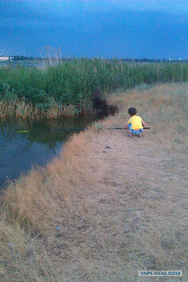 На рыбалку с сыном
