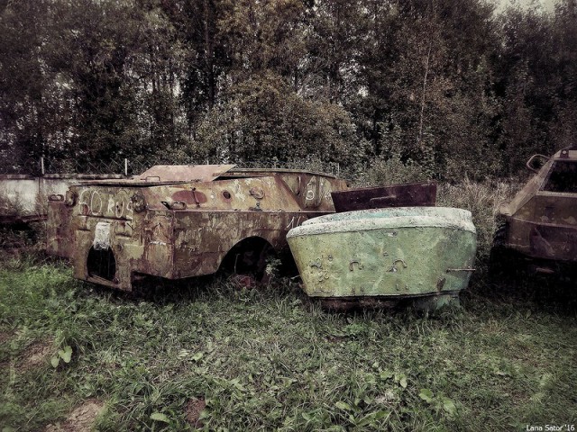 Кладбище старых танков