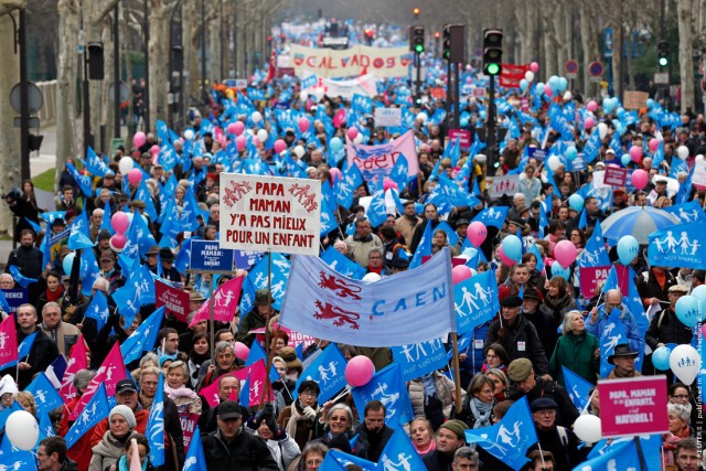 Однополые браки во Франции: за или против