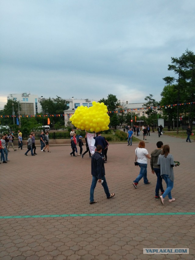 Митинг в Иркутске против повышения цен на топливо