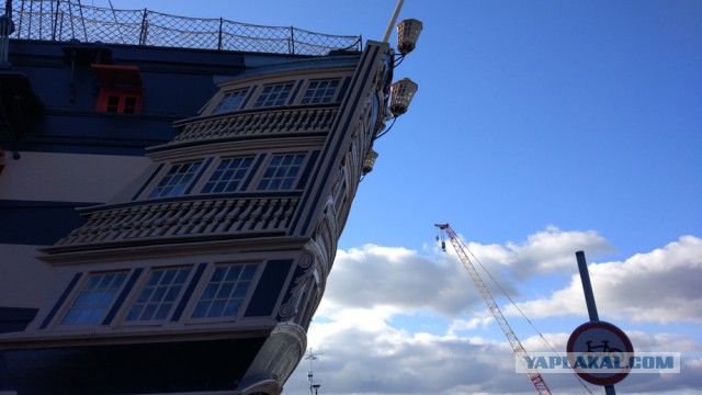 Посещение HMS Victory в г. Портсмут, Великобритания