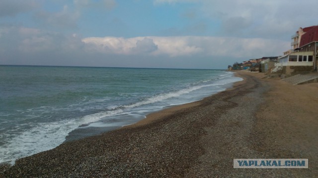 В Крыму опять пустые пляжи